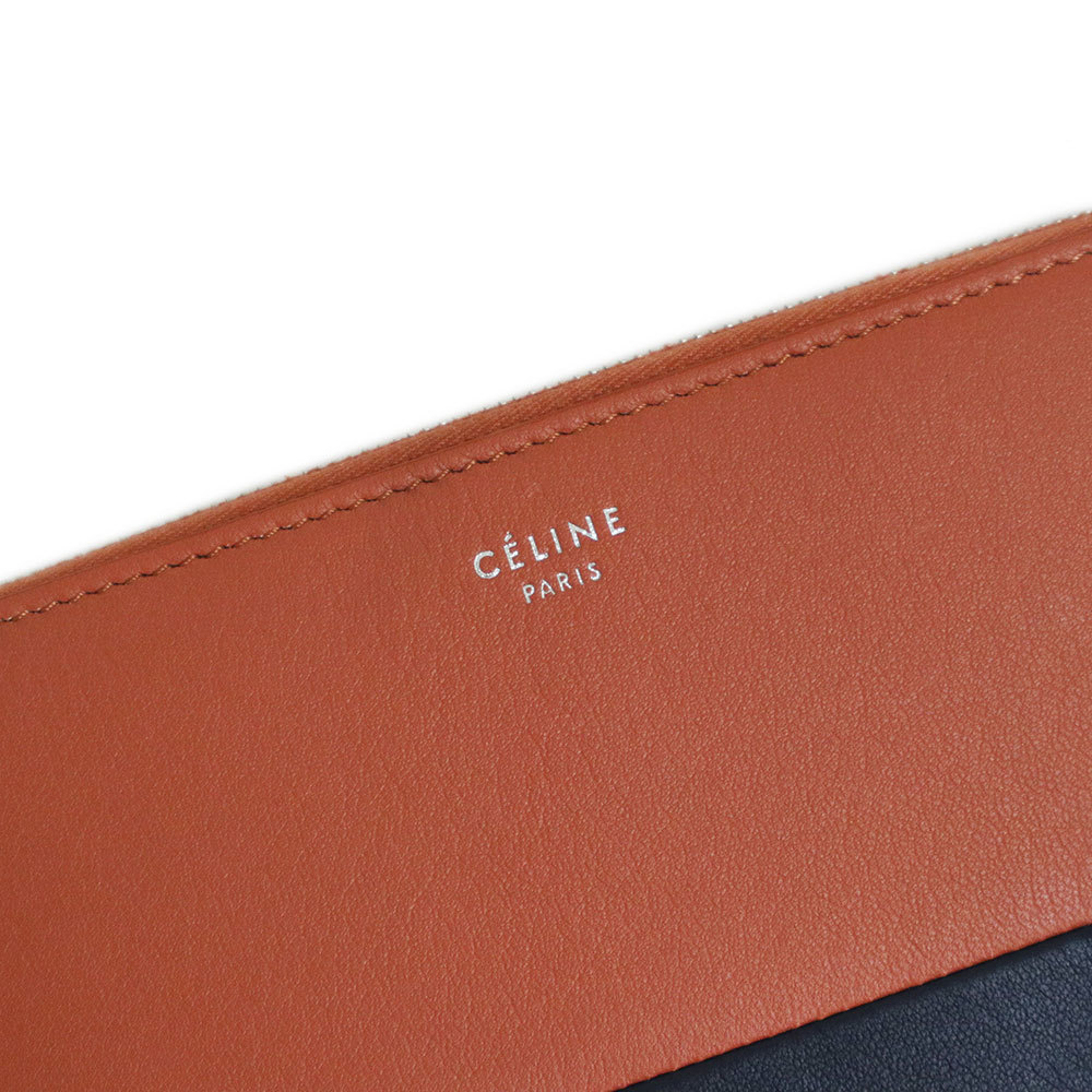 Celine Solo Large Zipped Multifunction Bicolor Lo… - image 6